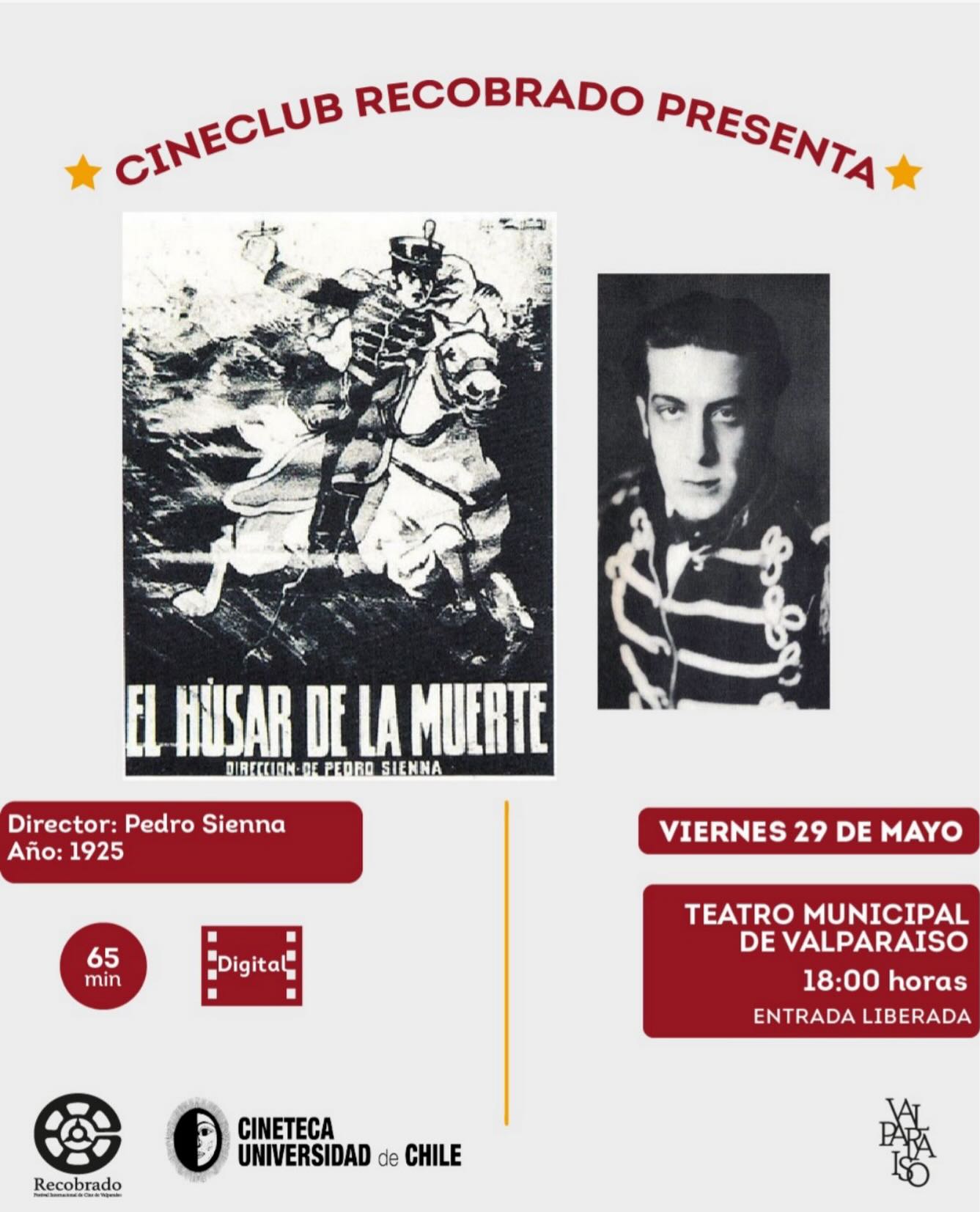 Cineclub Recobrado presenta El húsar de la muerte