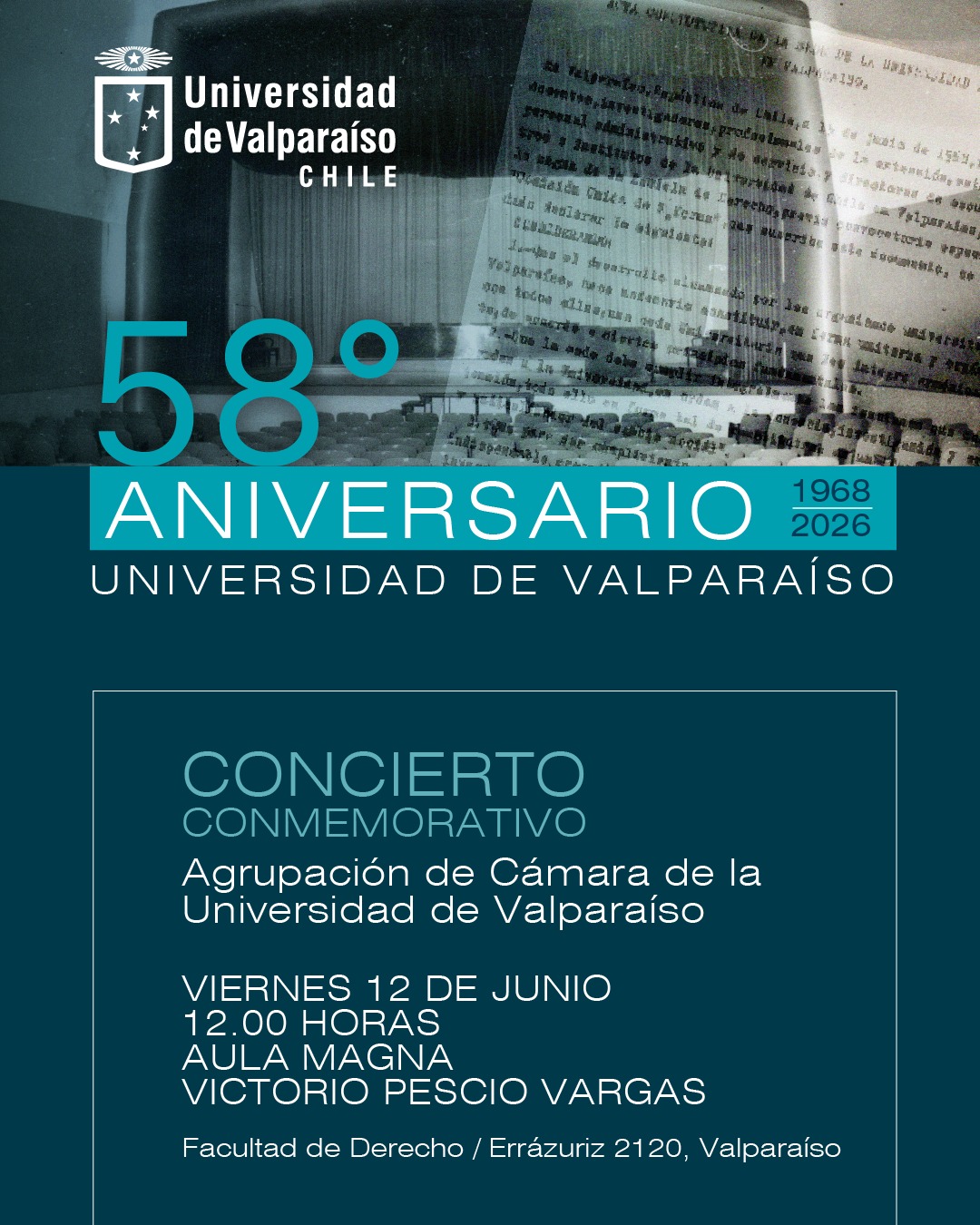 Concierto Conmemorativo- Agrupación de Cámara de la Universidad de Valparaíso