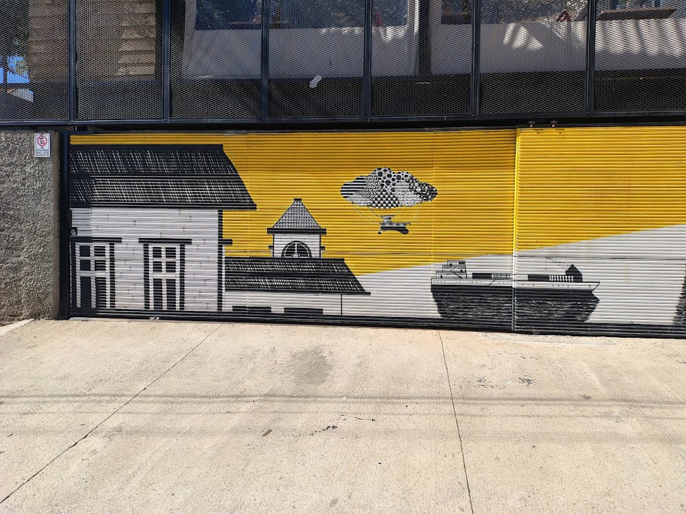 Mural Cafetería Plaza Waddington